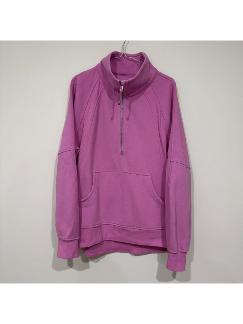 Lululemon Scuba Oversized Funnel-Neck Half Zip *Long Dahlia Mauve Size M/L EUC